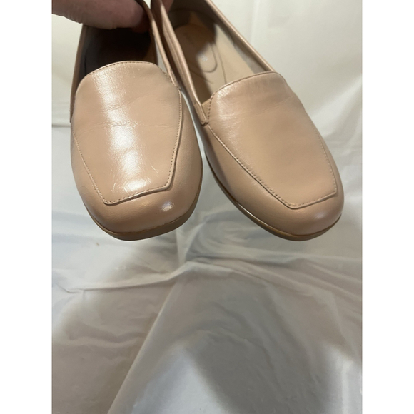 Easy Spirit Womens Devitt10 natural loafers leather Size 10W Flats New - Picture 6 of 12